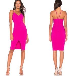 Likely Hot Pink Brooklyn Midi Dress
